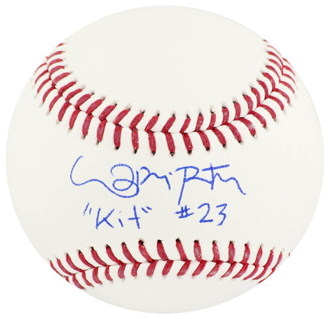 Lori Petty Signed Rawlings Official MLB Baseball w/Kit Keller #23 (SCHWARTZ COA)