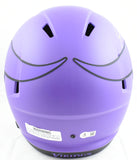 Jordan Addison Autographed Vikings F/S Rave Speed Helmet- Beckett W Holo *Yellow