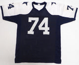 Dallas Cowboys Bob Lilly Autographed Blue Jersey "Mr. Cowboy" JSA #W909978