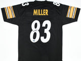 Heath Miller Autographed Black Pro Style Jersey - Prova *Black