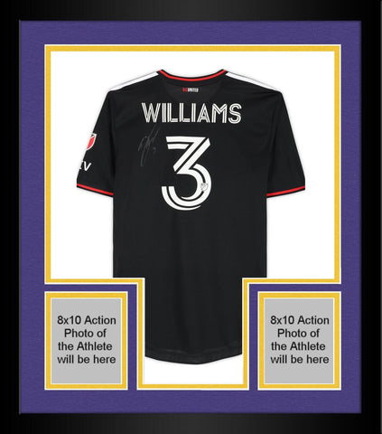 FRMD Derrick Williams D.C. United Signed Match-Used #3 Jersey 2023 MLS Season-M