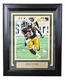 Hines Ward Signed Framed 8x10 Pittsburgh Steelers Photo JSA Hologram