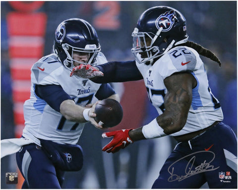 Derrick Henry Tennessee Titans Autographed 16" x 20" Running Photograph