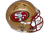 Patrick Willis Autographed San Francisco 49ers TB Pro Helmet Insc. Beckett 44054