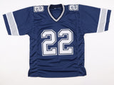 Emmitt Smith Signed Dallas Cowboys Jersey (Beckett) NFL All-Time Rushing Leader