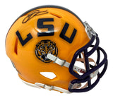 Odell Beckham Jr Signed LSU Tigers Mini Speed Helmet BAS