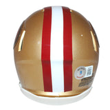 Elijah Mitchell Autographed San Francisco 49ers Mini Helmet BAS 40208