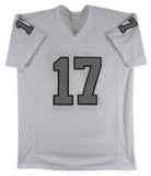 Davante Adams Authentic Signed White Color Rush Pro Style Jersey BAS Witnessed