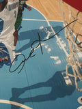 Allen Iverson Autographed 8x10 Photo -- Denver Nuggets with Plaque | JSA COA