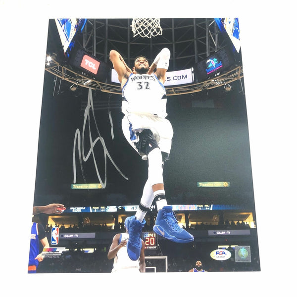 Karl Anthony Towns signed 11x14 photo PSA/DNA Minnesota Timberwolves Autographed
