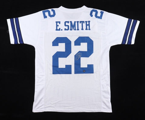 Emmitt Smith Signed Dallas Cowboys Jersey (Prova) 3xSuper Bowl Champion R.B.