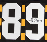 Jerricho Cotchery Signed Steelers Bumble Bee Jersey (Gridiron Legends) Receiver