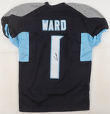 Cameron Ward Signed Tennessee Titans Jersey (JSA) 2025 #1 Overall Draft Pick/ QB