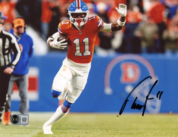 TROY FRANKLIN AUTOGRAPHED DENVER BRONCOS 8x10 PHOTO BECKETT