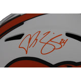 Champ Bailey Autographed Denver Broncos Lunar Authentic Helmet Beckett 48650