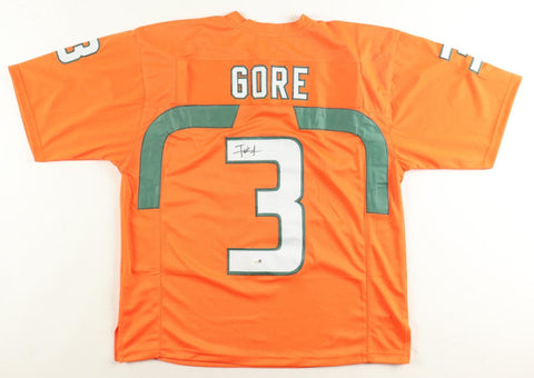 Frank Gore Signed Miami Hurricanes Jersey (JSA) 5xPro Bowl Running Back