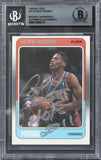 Bulls Dennis Rodman "HOF 2011" Signed 1988 Fleer #43 Rookie Card BAS Slabbed 2