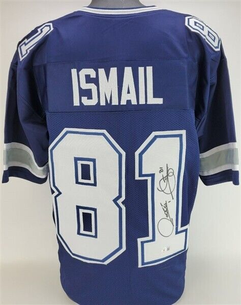 Rahib "Rocket" Ismail Signed Dallas Cowboy Jersey (Beckett) Former Notre Dame WR