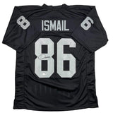 Autographed/Signed Raghib Ismail Rocket Oakland Black Football Jersey Beckett BA