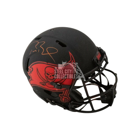 Tom Brady Autographed Buccaneers Eclipse Authentic Full-Size Helmet Fanatics LOA