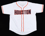 Max Stassi Signed Houston Astros Jersey (PSA COA) Stros Backup Catcher 2013-2019