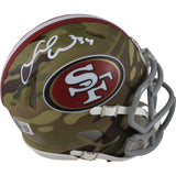 Fred Warner Autographed/Signed San Francisco 49ers Mini Helmet Beckett W 49546