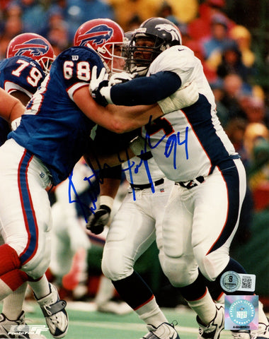 Keith Traylor Autographed/Signed Denver Broncos 8x10 Photo Beckett 57755