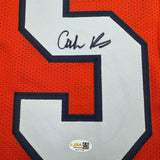 Autographed/Signed Calvin Russell Syracuse Orange Football Jersey JSA COA