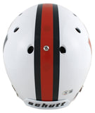 Miami Ray Lewis Authentic Signed White Schutt Full Size Rep Helmet BAS Witnessed