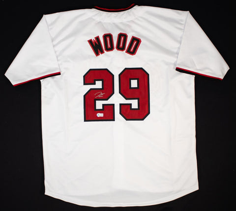 James Wood Signed Washington Nationals Jersey (Beckett) 2025 All Star Outfielder
