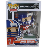 John Elway Autographed Denver Broncos Funko Pop! #332 Beckett Witness 55208