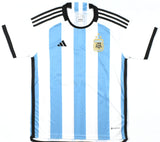 Lionel Messi Signed Argentina FC Soccer White Jersey #10 - Beckett W Hologram