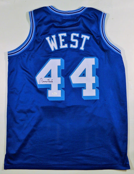 Jerry West Signed Lakers Jersey (JSA)14x NBA All-Star (1961-1974) 1972 NBA Champ