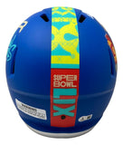 Brandon Graham Signed Eagles Full Size Blue Super Bowl 59 Replica Helmet BAS