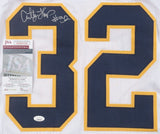 Anthony Thomas Signed Michigan Wolverines White Throwback Jersey (JSA COA) R.B.