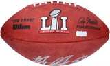 Rob Gronkowski New England Patriots Signed Wilson Super Bowl LI Pro Football
