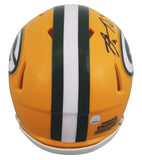 Packers Aaron Rodgers Authentic Signed Speed Mini Helmet w/ Case Steiner