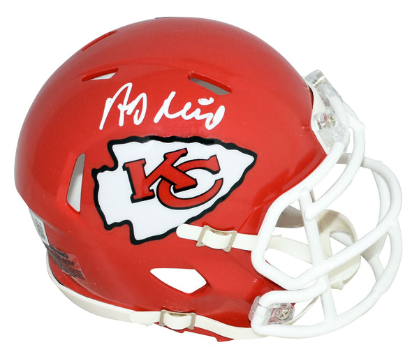 ANDY REID AUTOGRAPHED SIGNED KANSAS CITY CHIEFS SPEED MINI HELMET BECKETT