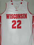 Badgers ETHAN HAPP Signed Custom Replica Wisconsin White Jersey AUTO