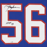 Lawrence Taylor NY Giants Signed Mitchell & Ness Blue 1990 Jersey w/"H of 99"