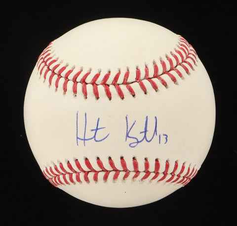 Heston Kjerstad Signed OML Baseball (Beckett) Baltimore Orioles 3rd Year O.F/ 1B
