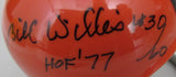 Bill Willis HOF Signed/Inscr Cleveland Browns Mini Football Helmet JSA 213101
