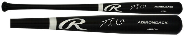Jorge Soler Signed Black Rawlings Pro Baseball Bat w/#12 - (SCHWARTZ COA)