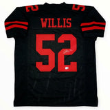 Patrick Willis Autographed SIGNED Jersey - Black - Beckett Authentic