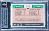 Lawrence Taylor & Ray Lewis Signed 2005 Topps Heritage T&N #TN8 Card BAS Slabbed
