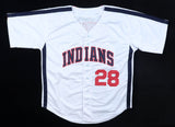 Cory Snyder Signed Cleveland Indians Jersey (Wilder Side of Sport) Right Fielder