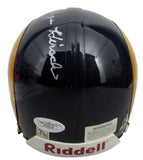 Elroy Crazy Legs Hirsch HOF Los Angeles Rams Autographed Mini Helmet JSA 213377