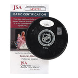 Aleksander Barkov Signed Florida Panther Logo Puck (JSA COA) 2xAll Star Center