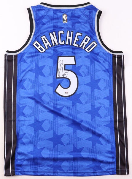 Paolo Banchero Signed Orlando Magic Nike Jersey (PSA) 2022 #1 Overall Draft Pick