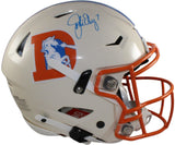 John Elway Autographed Denver Broncos SpeedFlex Retro Helmet Beckett WIT 55391